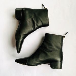 J. Crew Black Leather Roxie Boots